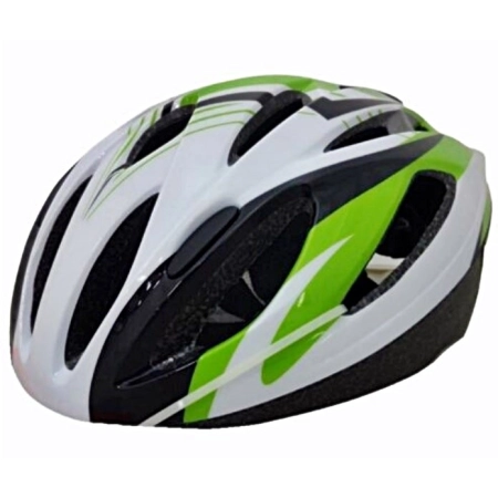 Kask rowerowy regulowany 52-57cm Cert TUV Prophete zielony